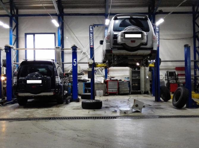 Обслуживание Toyota Lexus Mitsubishi в сервисе Jap Papa